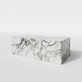 Grey marble rectangle marble plinth