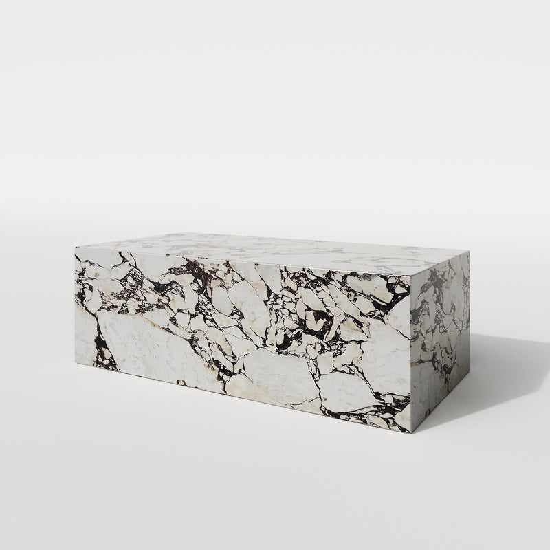 Calacatta viola  rectangle marble plinth