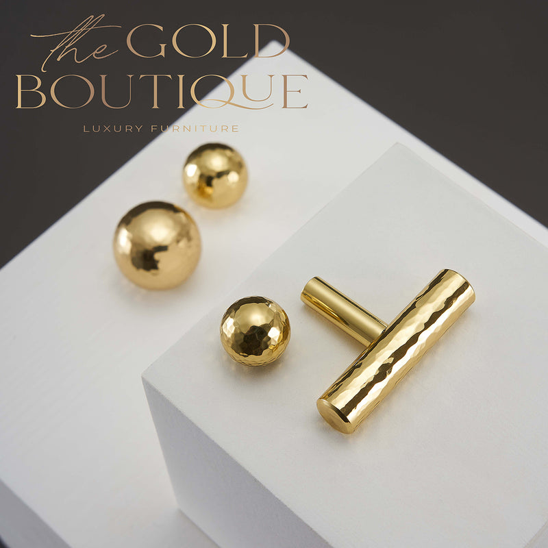 Gold hammered brass Hammered Brass Cabinet Handles