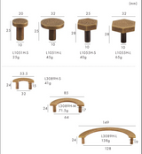 Product range of hammered brass Drawer Pulls
